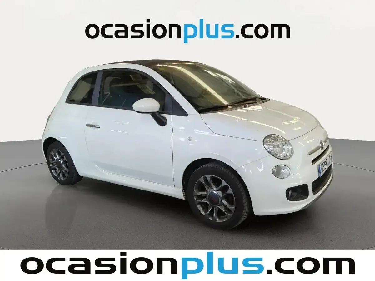Usado Fiat 500 S 69 CV (50 kW) 2015 Blanco Descapotable