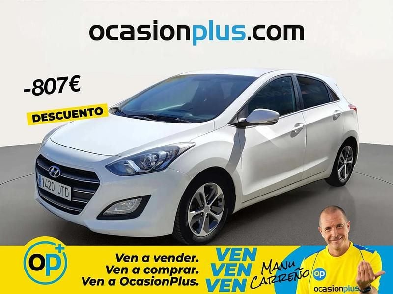Brugt Hyundai i30 GO! 100 HK (73 kW) 2016 Hvid