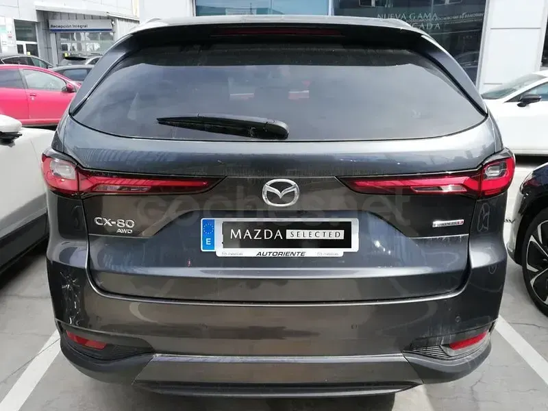 Nuevo Mazda CX-80 Exclusive-Line 254 CV (186 kW) 2025 Gris / plata SUV
