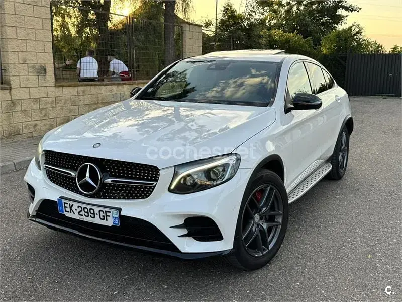 Usado Mercedes GLC220 170 CV (125 kW) 2017 Blanco Coupe
