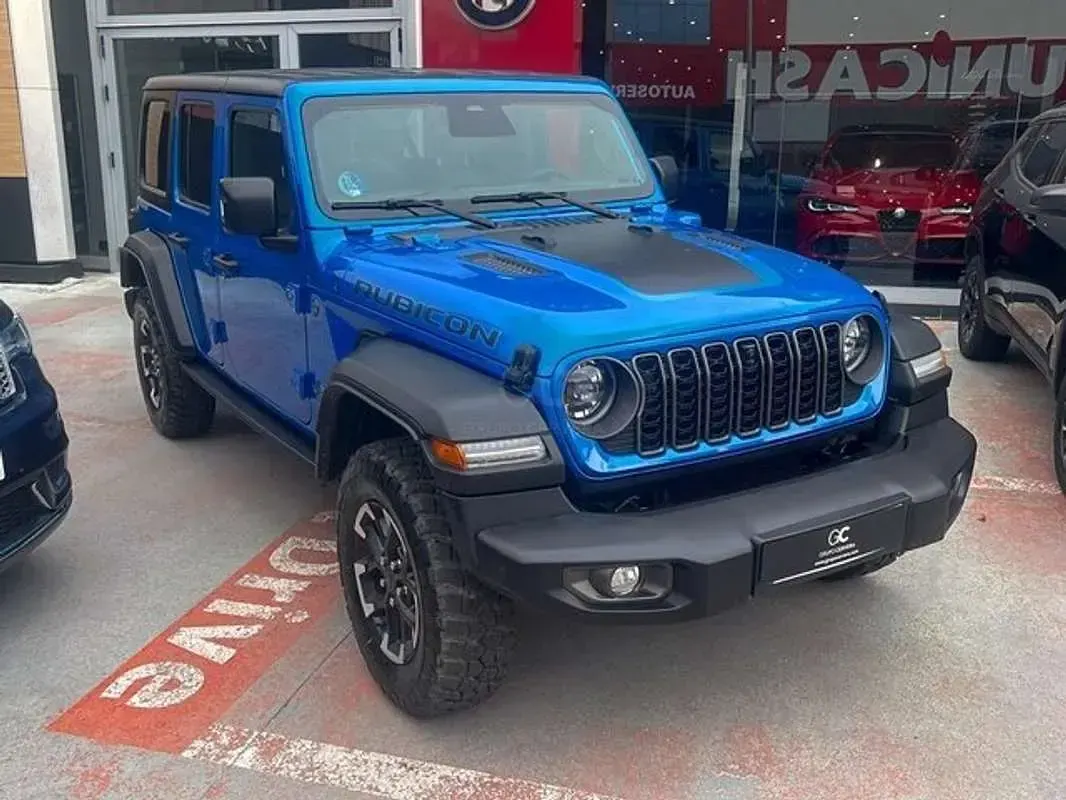 Usado Jeep Wrangler Unlimited Rubicon 272 CV (200 kW) 2024 Azul SUV