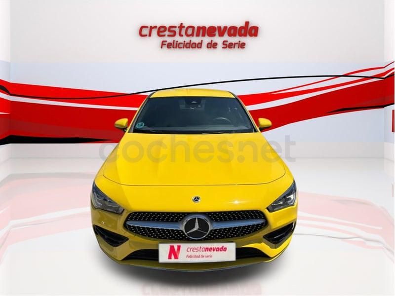 Usado Mercedes CLA200 150 CV (110 kW) 2020 Amarillo Berlina