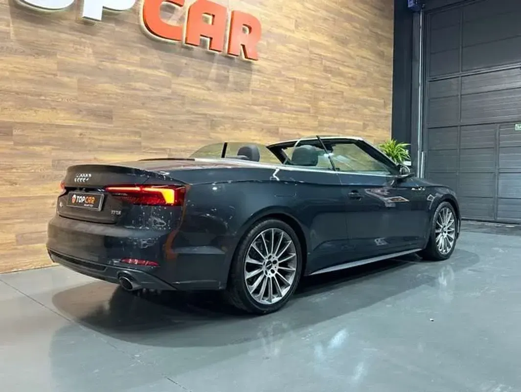 Usado Audi A5 S-Line 190 CV (139 kW) 2018 Gris Coupe