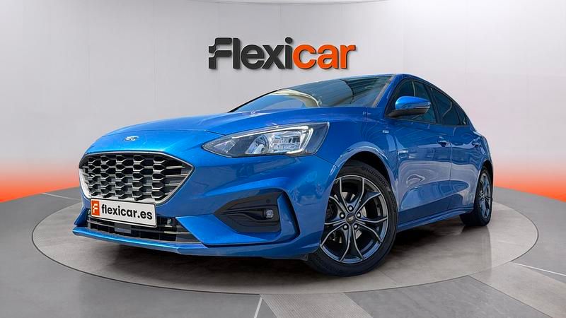 Brugt Ford Focus ST-Line 125 HK (91 kW) 2021 Blå Sedan