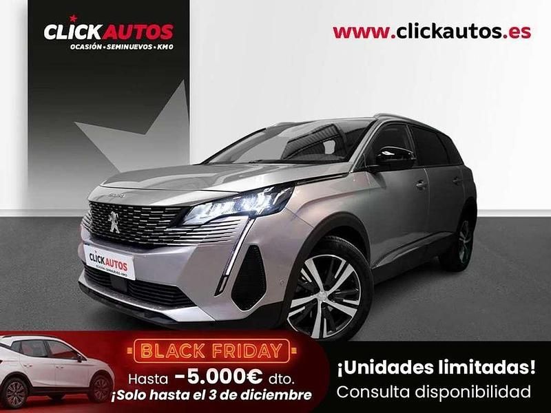 Gris Usado 2022 Peugeot 5008 Allure Monovolumen | 17.900 € (Super precio) - Imagen 1/4