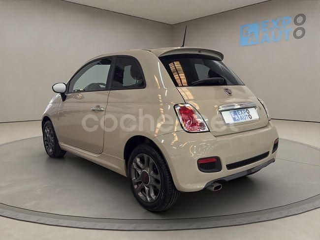 Usado Fiat 500 Lounge 69 CV (50 kW) 2015 Negro Berlina