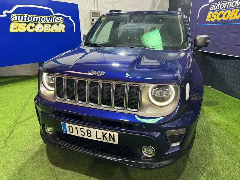 Usado Jeep Renegade Limited 120 CV (88 kW) 2020 Azul SUV