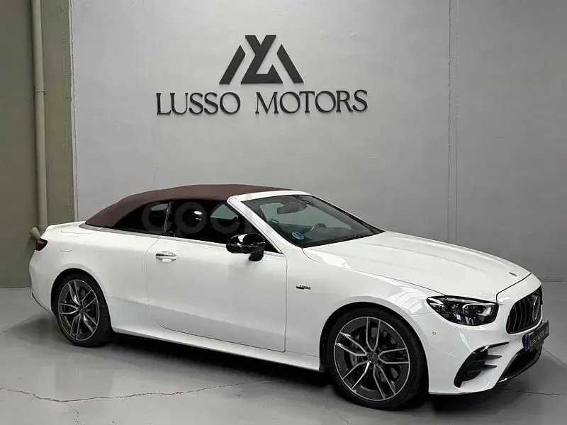 Usado Mercedes E53 AMG 435 CV (319 kW) 2022 Blanco Descapotable