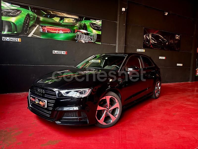 Negro Usado 2017 Audi A3 S-Line Berlina | 13.890 € (Buen precio) - Imagen 1/4