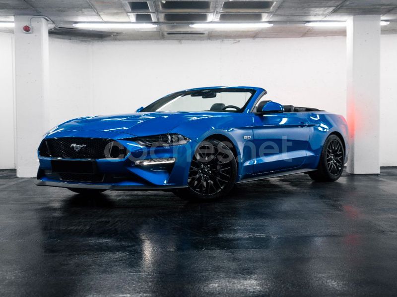 Azul Usado 2022 Ford Mustang GT Descapotable | 45.900 € (Buen precio) - Imagen 1/4