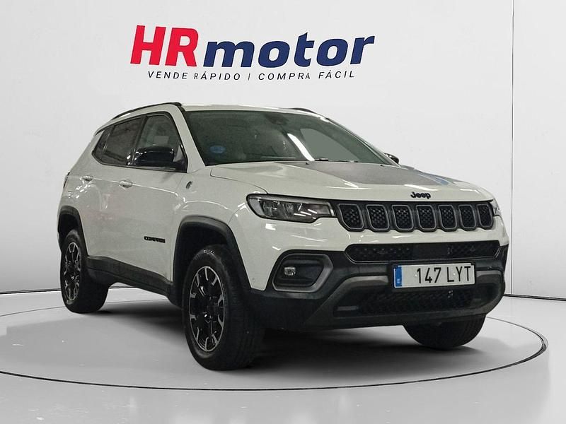 Blanco Usado 2022 Jeep Compass Trailhawk SUV | 20.390 € (Precio justo) - Imagen 1/4