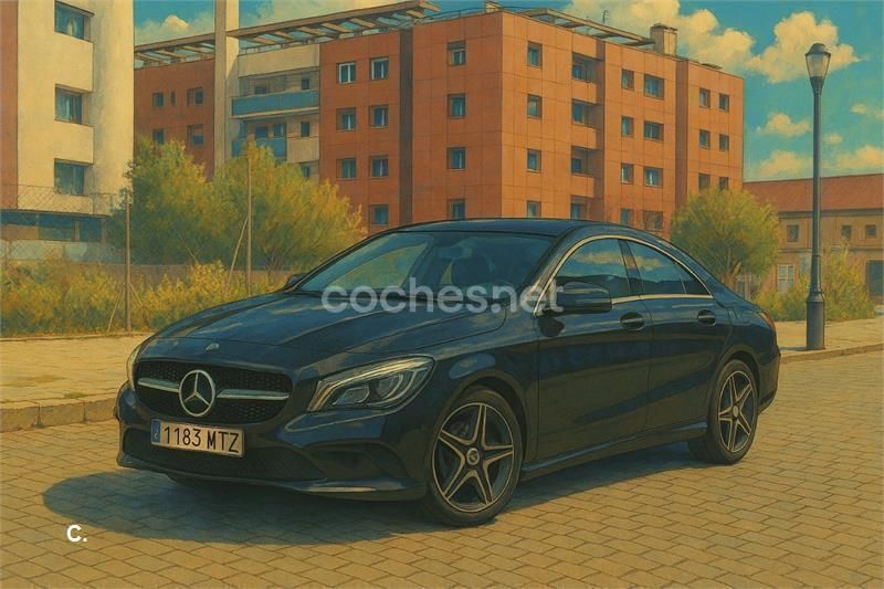 Negro Usado 2014 Mercedes CLA220 Berlina | 14.999 € (Buen precio) - Imagen 1/4