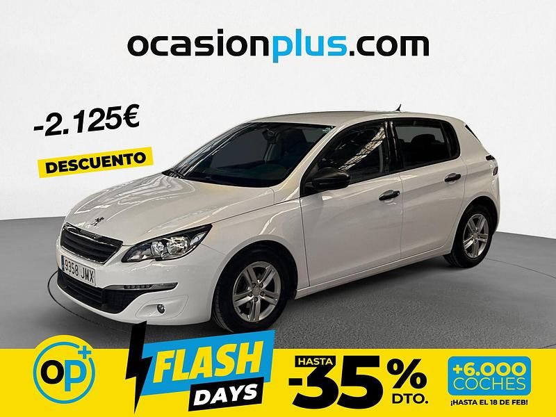 Blanco Usado 2016 Peugeot 308 Access Utilitario | 8325 € (Buen precio) - Imagen 1/4