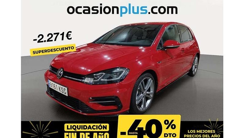 Rojo Usado 2019 VW Golf VII R-line Utilitario | 22.719 € (Un poco caro) - Imagen 1/4