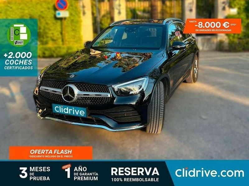 Negro Usado 2021 Mercedes GLC220 SUV | 31.790 € (Super precio) - Imagen 1/4