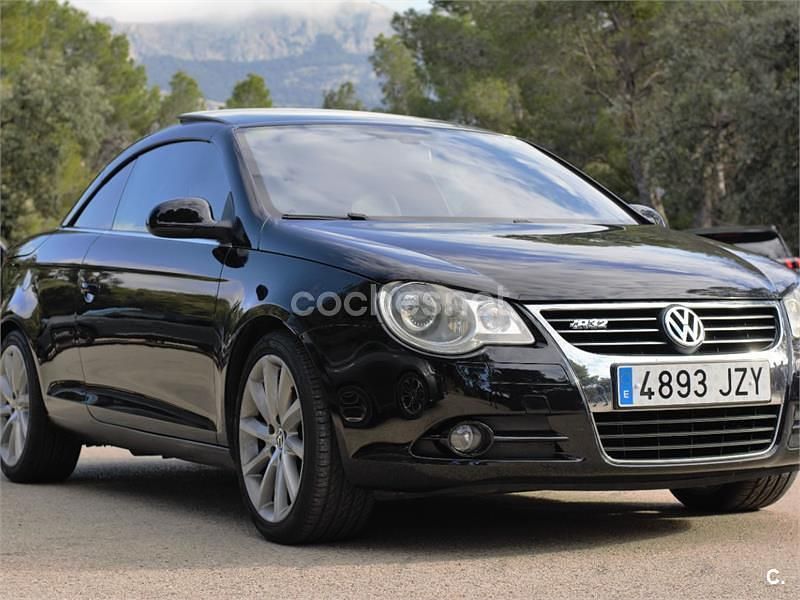 Usado VW Eos 250 CV (183 kW) 2007 Negro Descapotable