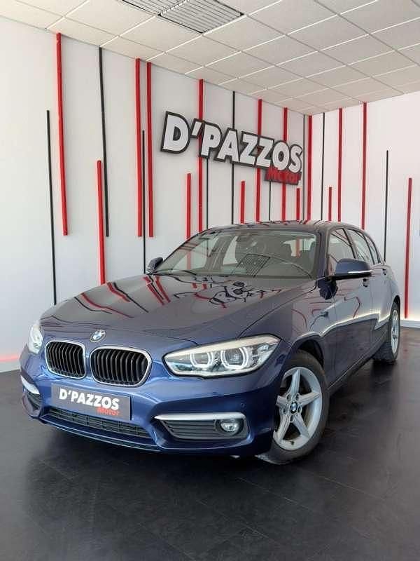 Usado BMW 116 116 CV (85 kW) 2018 Azul Utilitario