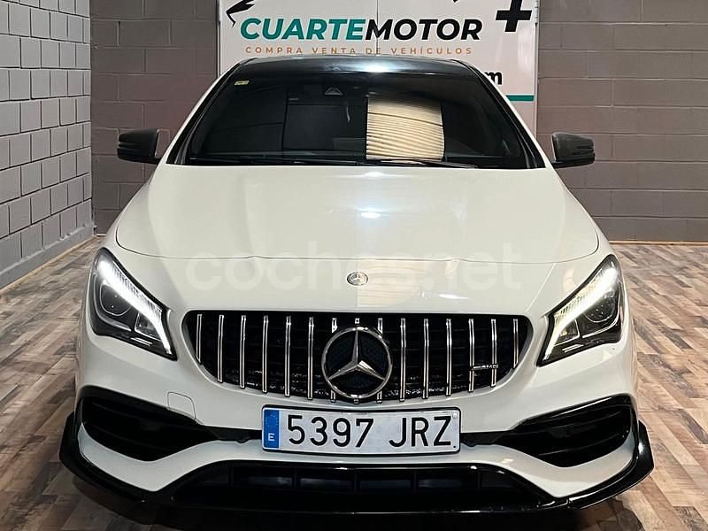 Usado Mercedes CLA200 AMG line 136 CV (100 kW) 2016 Blanco Berlina