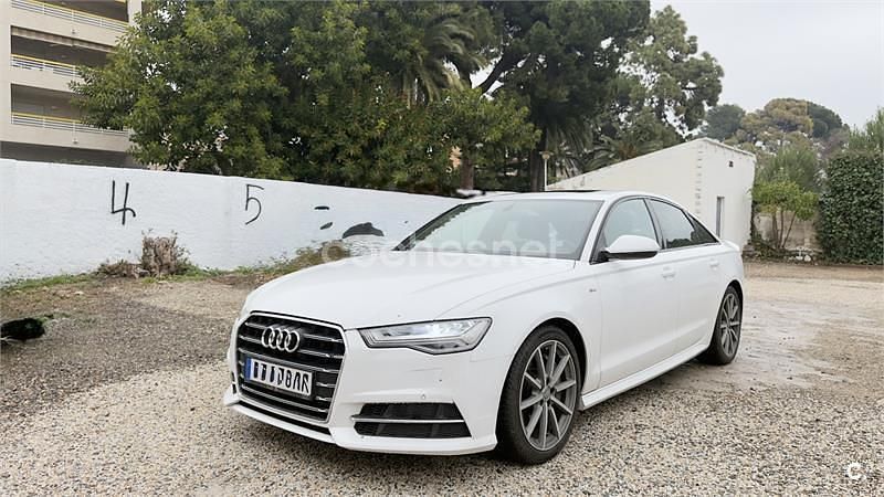Usado Audi A6 S-Line 252 CV (185 kW) 2018 Blanco Berlina