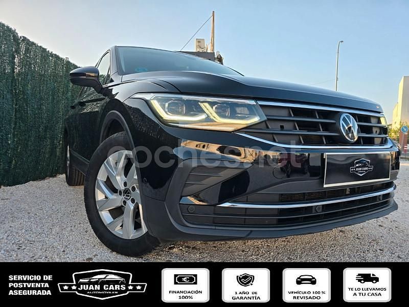 Negro Usado 2022 VW Tiguan Life SUV | 23.500 € (Super precio) - Imagen 1/4
