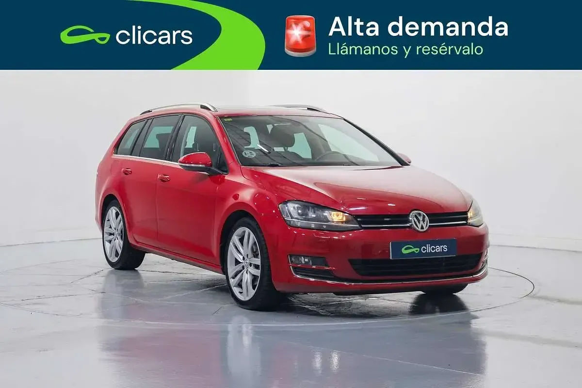 Usado VW Golf VII Sport 150 CV (110 kW) 2015 Rojo Familiar