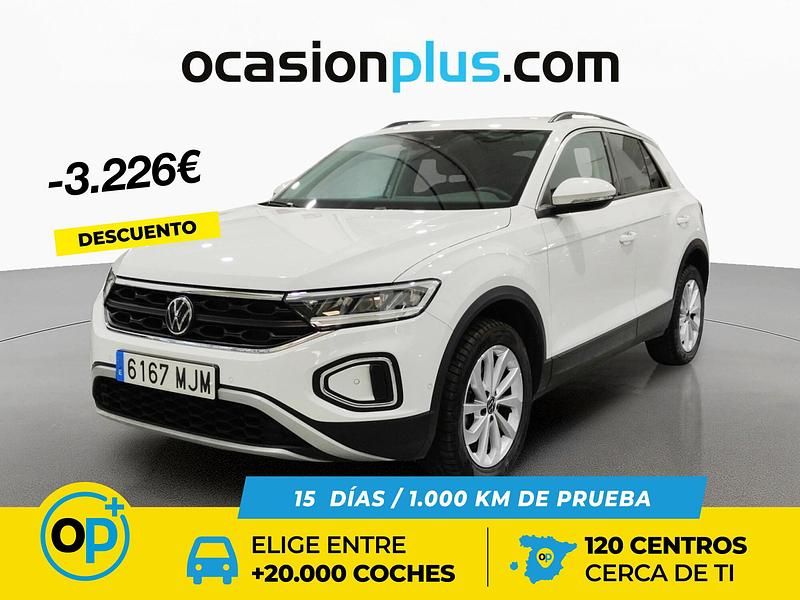Usado VW T-Roc Life 110 CV (80 kW) 2023 Blanco SUV