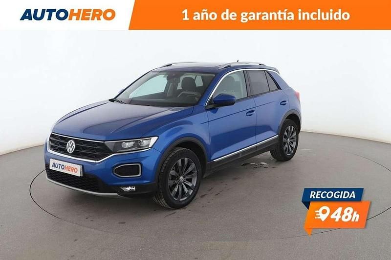 Azul Usado 2019 VW T-Roc Sport SUV | 23.199 € (Precio justo) - Imagen 1/3