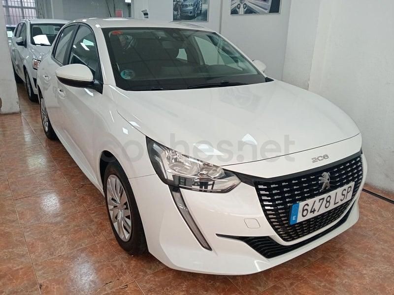 Usado Peugeot 208 Active 100 CV (73 kW) 2021 Blanco Utilitario
