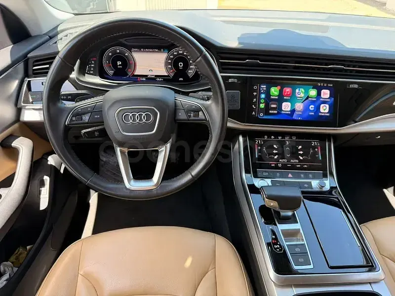 Usado Audi Q8 S-Line 286 CV (210 kW) 2020 Azul SUV