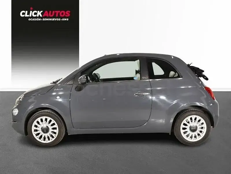 Usado Fiat 500C Dolcevita 70 CV (51 kW) 2022 Gris / plata Descapotable