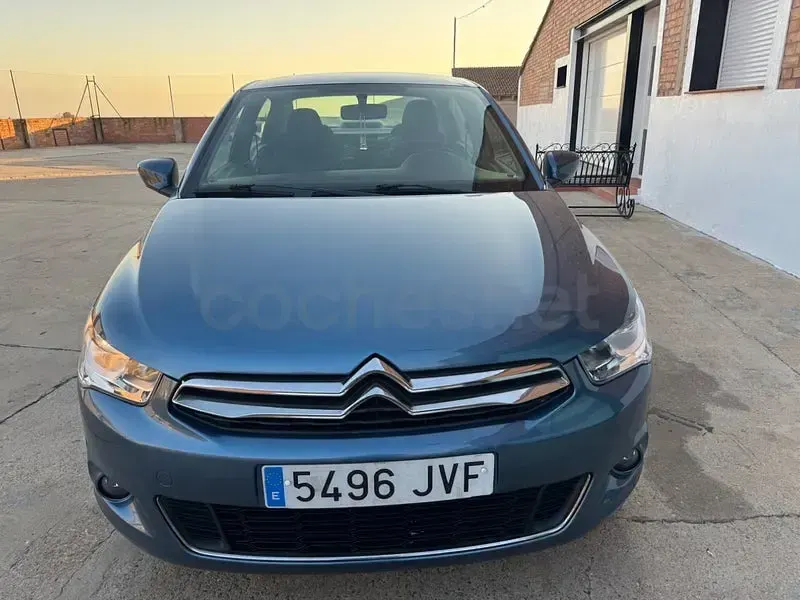 Usado Citroën C-Elysee I Exclusive 100 CV (73 kW) 2017 Azul Berlina