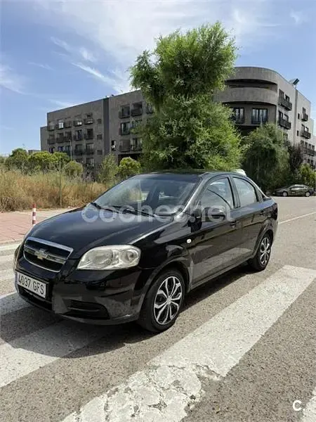Usado Chevrolet Aveo LS 100 CV (73 kW) 2008 Negro Berlina