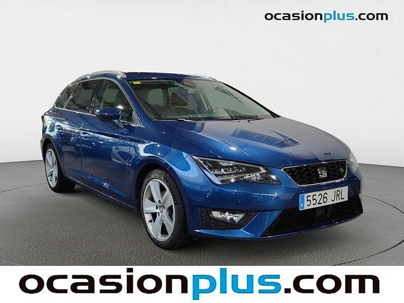 Usado Seat Leon FR 150 CV (110 kW) 2016 Azul Monovolumen