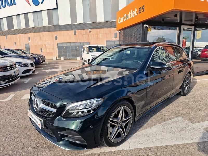 Usado Mercedes C220 194 CV (142 kW) 2019 Verde Familiar