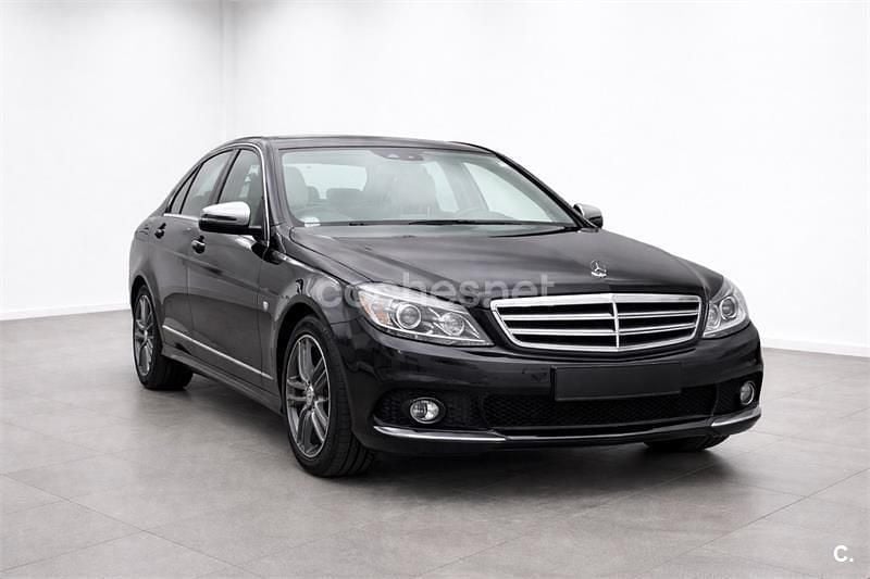 Usado Mercedes C230 Elegance 204 CV (150 kW) 2008 Negro Berlina
