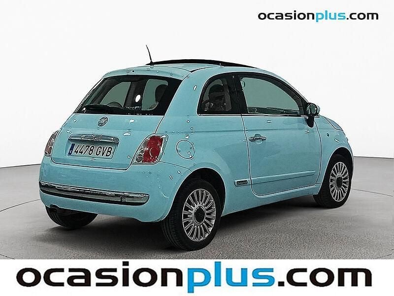 Usado Fiat 500 Lounge 101 CV (74 kW) 2010 Azul Utilitario