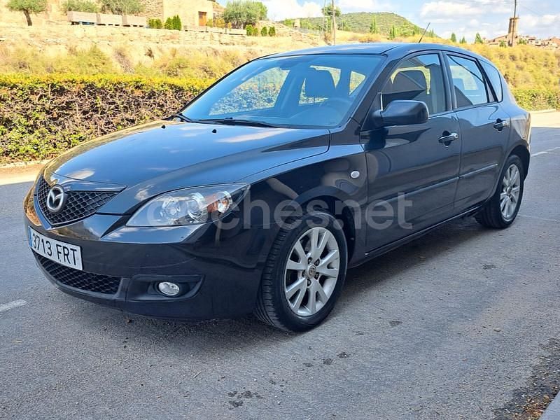 Negro Usado 2007 Mazda 3 Active Berlina | 4990 € (Precio justo) - Imagen 1/4
