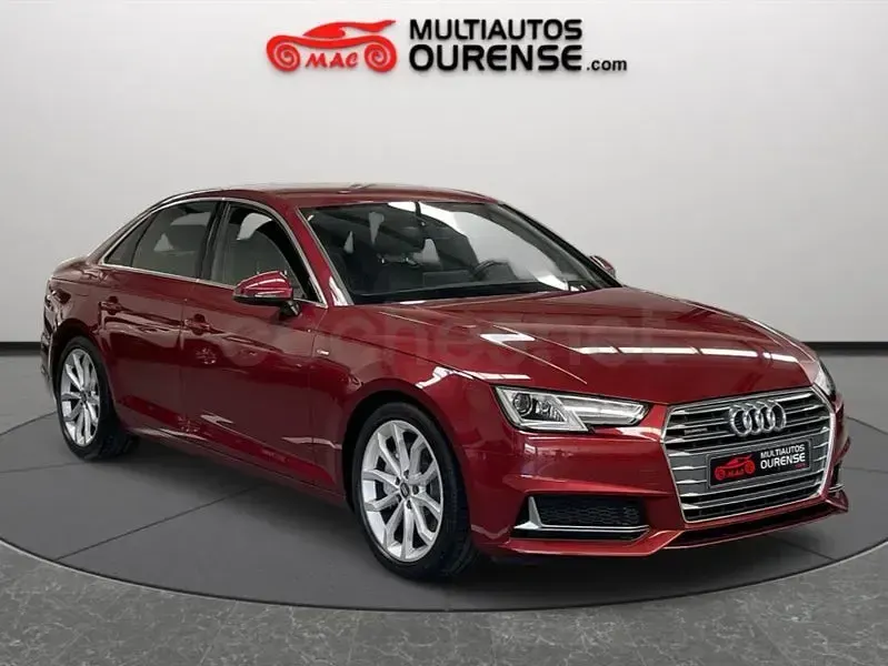 Usado Audi A4 S-Line 190 CV (139 kW) 2019 Granate Berlina