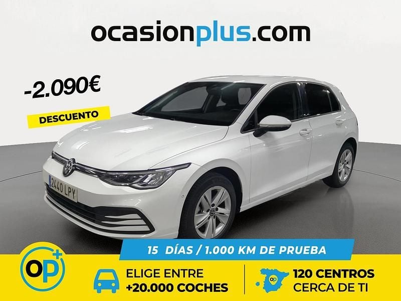 Blanco Usado 2021 VW Golf VII Life | 22.790 € (Precio justo) - Imagen 1/4