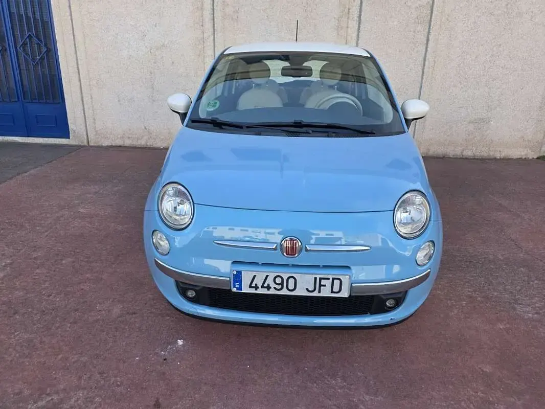 Usado Fiat 500 69 CV (50 kW) 2015 Azul Utilitario