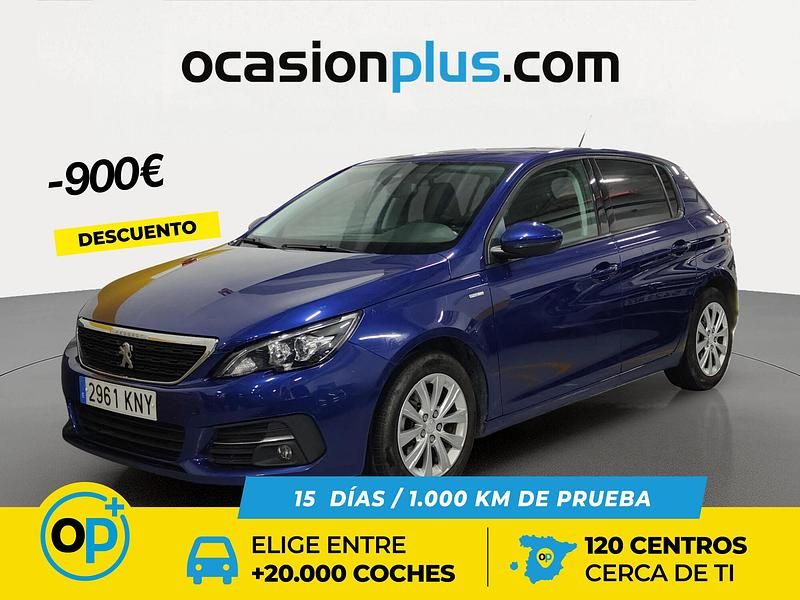 Usado Peugeot 308 Style 130 CV (95 kW) 2018 Azul