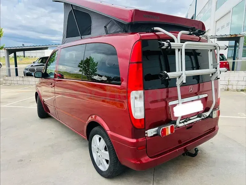 Usado Mercedes Viano 150 CV (110 kW) 2004 Granate Monovolumen