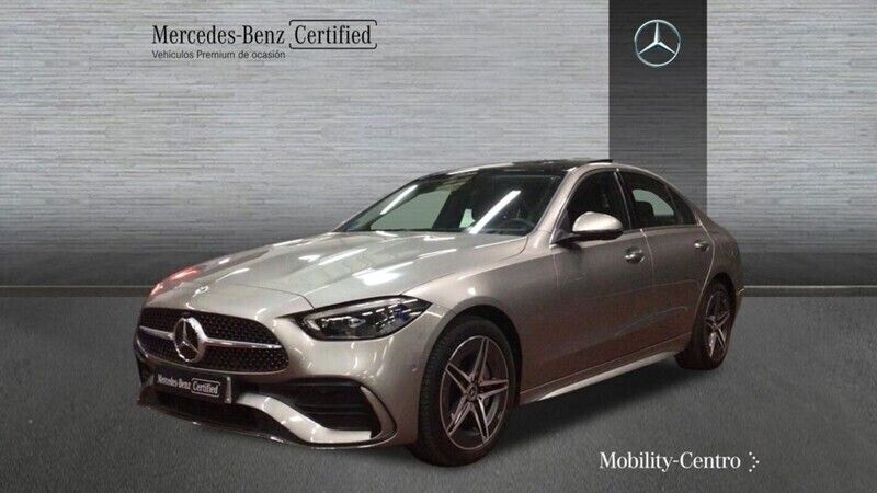 Mojavesilver metallicpaint Usado 2024 Mercedes C300 AMG line Berlina | 47.900 € (Precio justo) - Imagen 1/4