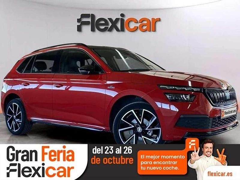 Rojo Usado 2021 Skoda Kamiq Monte Carlo SUV | 18.690 € (Buen precio) - Imagen 1/4