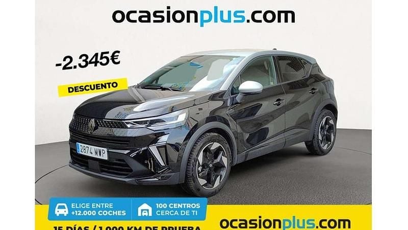 Negro Usado 2024 Renault Captur Techno SUV | 22.534 € (Precio justo) - Imagen 1/3