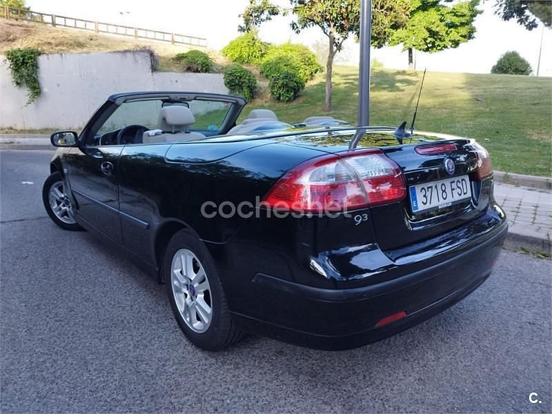 Usado Saab 9-3 Linear 150 CV (110 kW) 2007 Negro Descapotable
