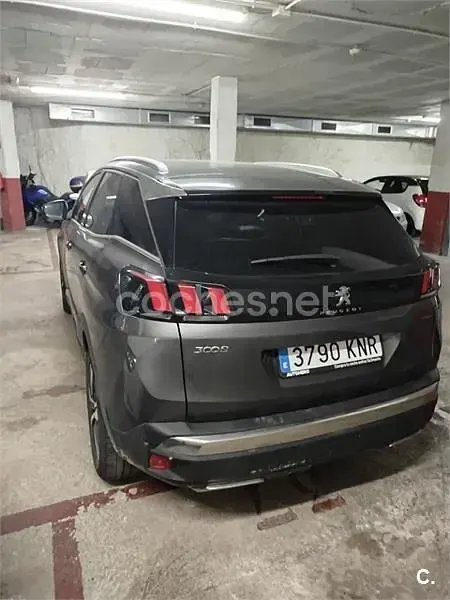 Usado Peugeot 3008 GT-line 150 CV (110 kW) 2018 Negro SUV