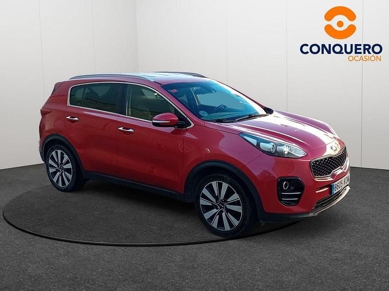 Rojo Usado 2017 Kia Sportage SUV | 15.490 € (Precio justo) - Imagen 1/4