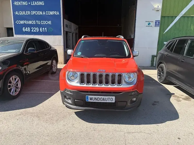 Usado Jeep Renegade Limited 140 CV (102 kW) 2018 Naranja SUV