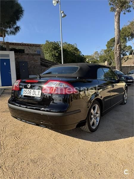 Usado Saab 9-3 Vector 175 CV (128 kW) 2005 Negro Descapotable